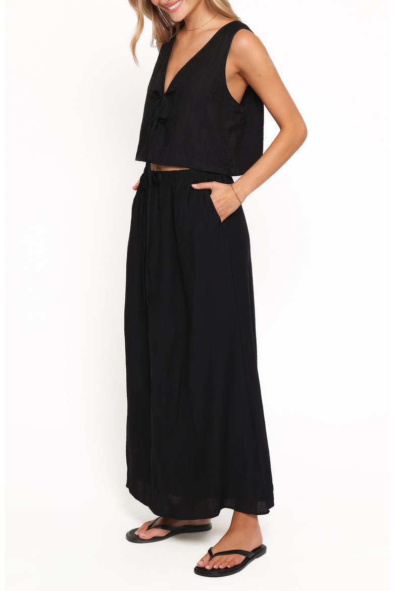 Captie Tank & Maxi Skirt Set, Alternate, color, BLACK