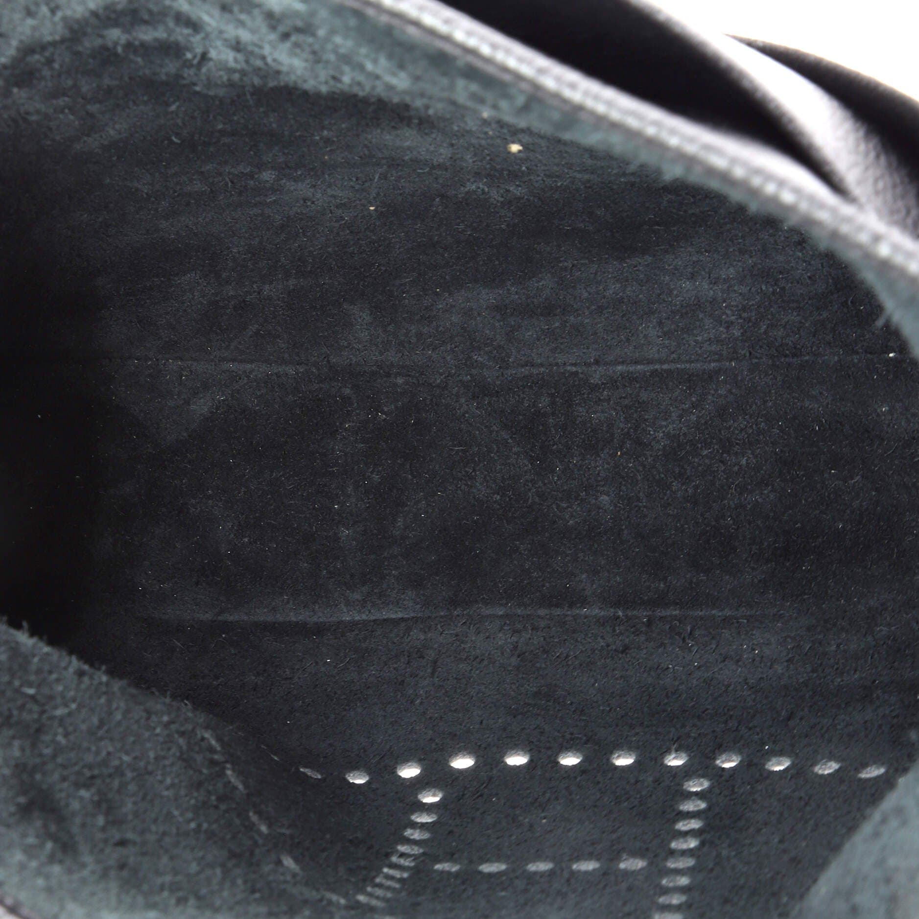 Pre-Owned Hermes Evelyne Bag Gen I Clemence PM, Alternate, color, Noir