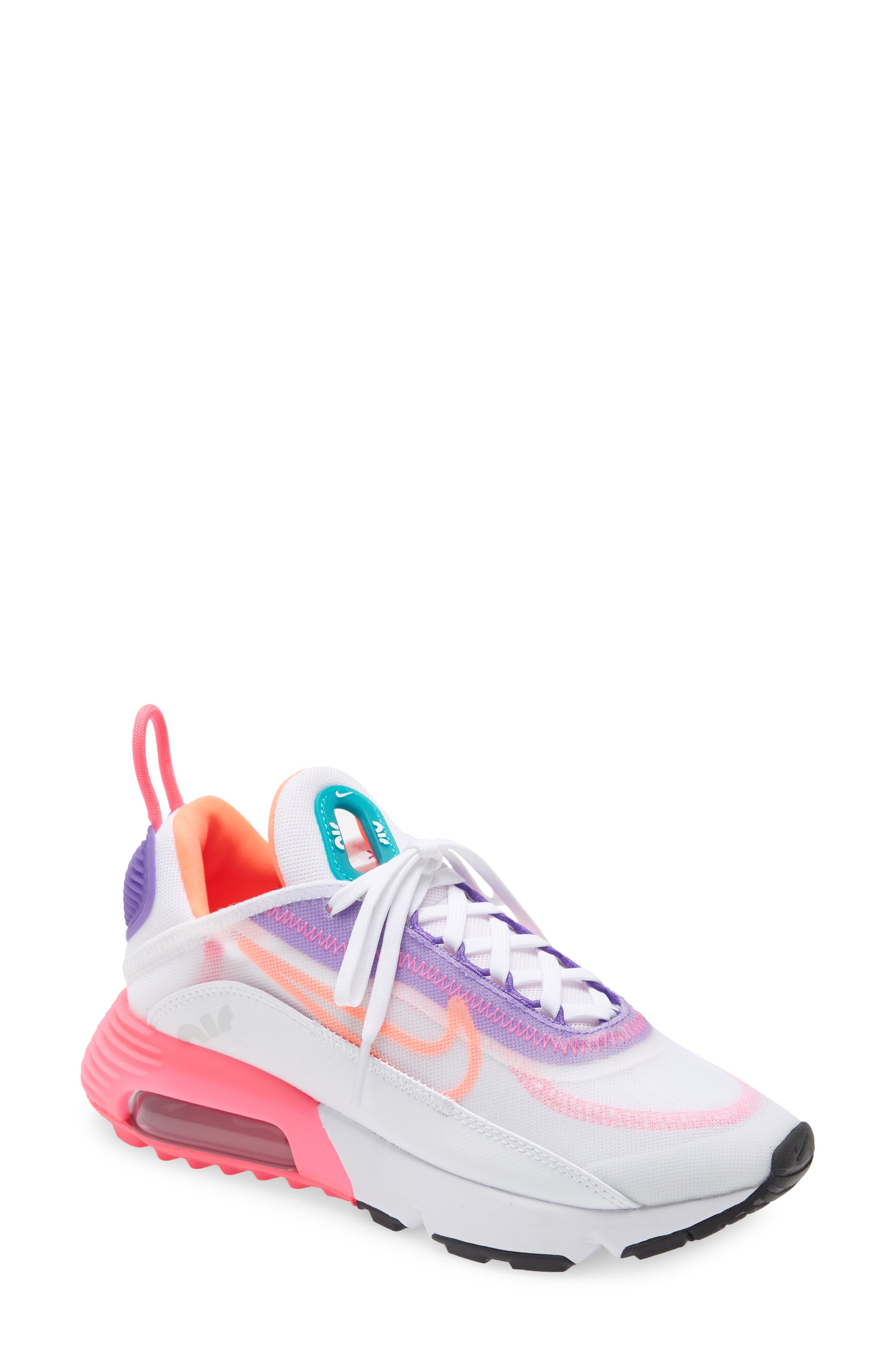 Air Max 2090 Sneaker, Main, color, WHITE/ ORANGE/ PHOTON DUST