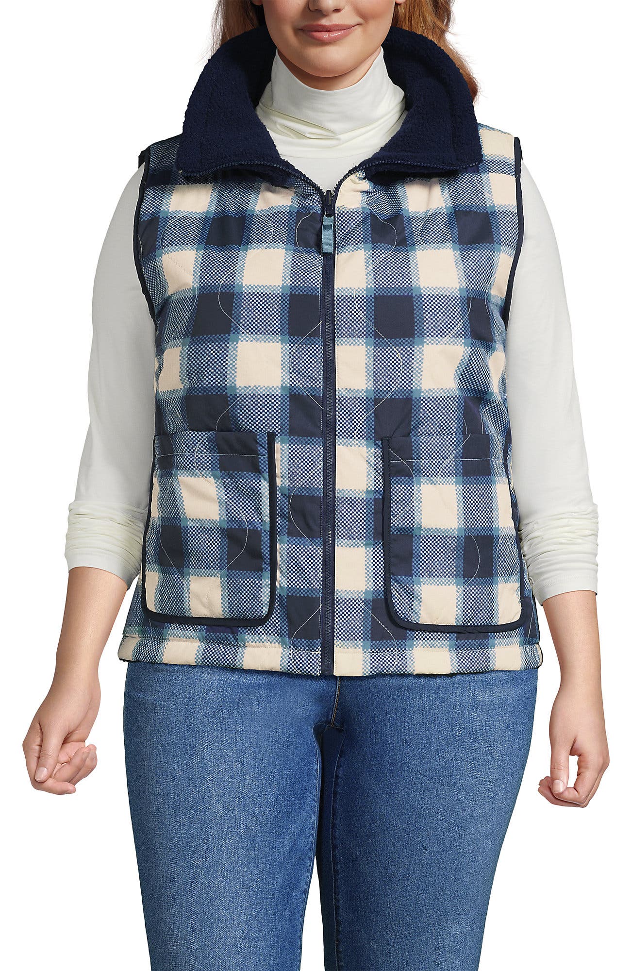 Navy/Navy Check