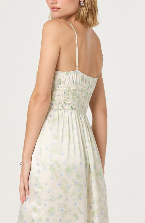 Astr The Label Smocked Maxi Dress