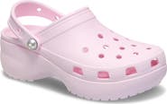 CROCS Faux Pearl Platform Clog