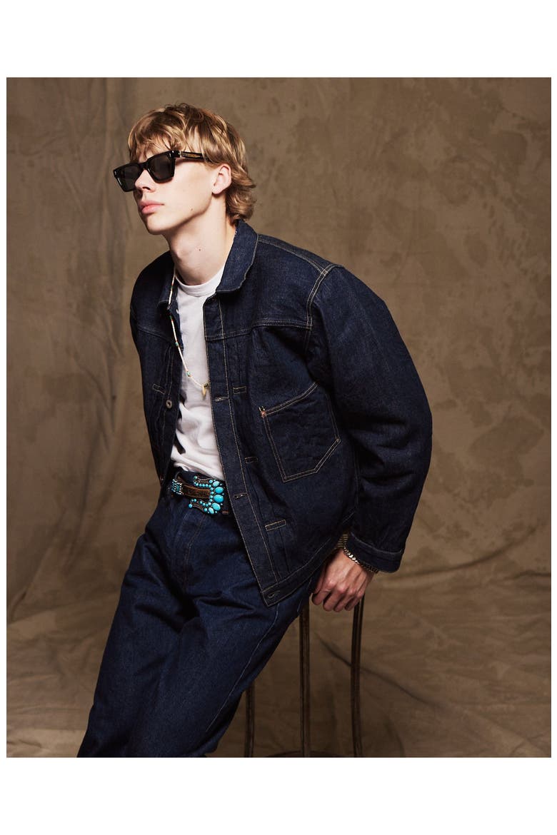 Buddy Vintage Denim Jacket, Alternate, color, Blue