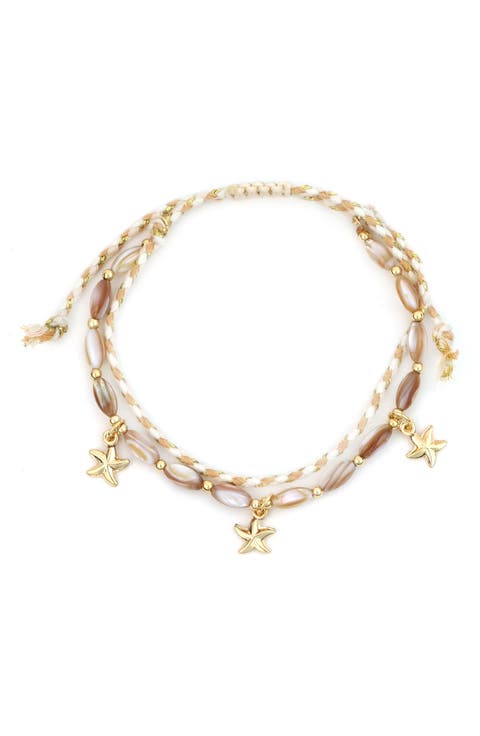 Starfish Charm Bracelet