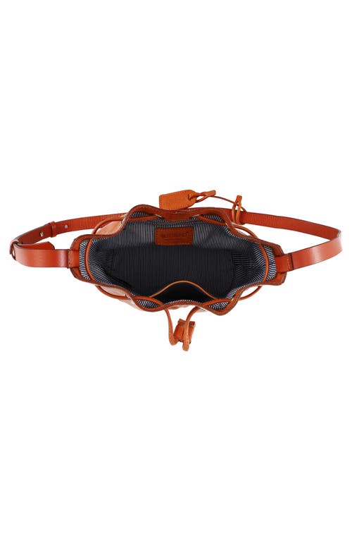 Old Trend Crocus Convertible Bucket Bag In Caramel