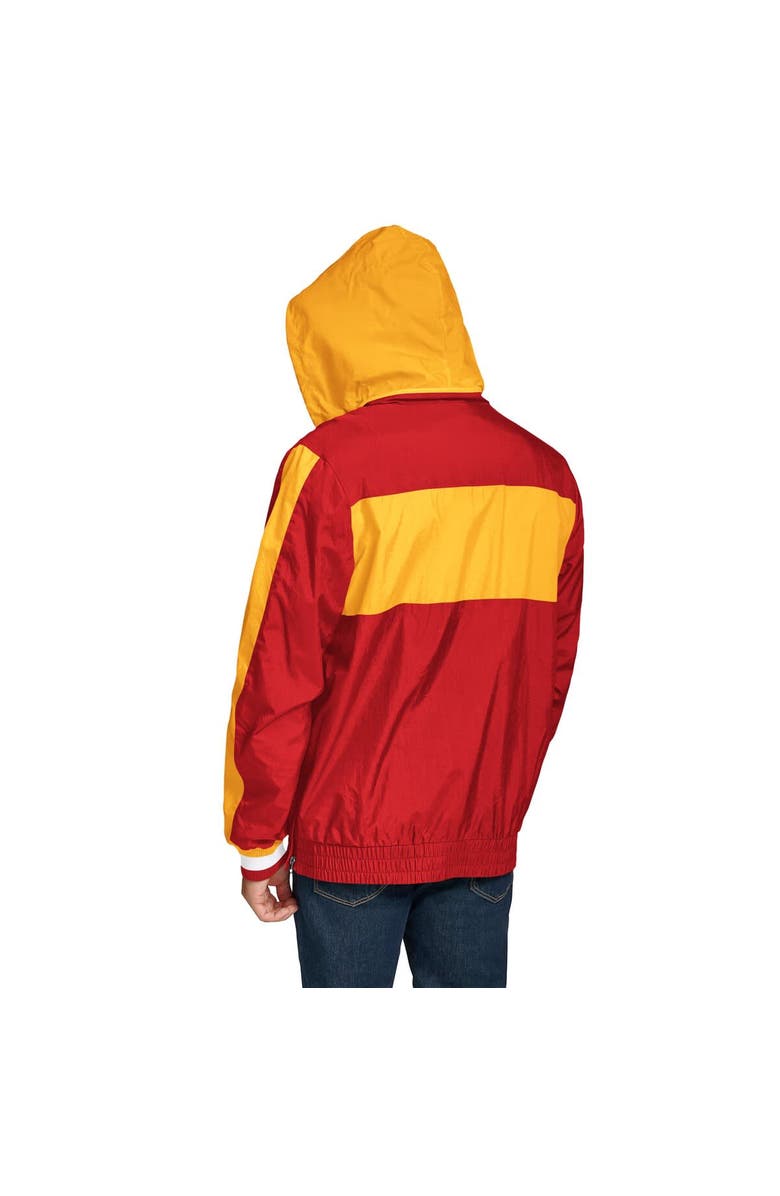 Tommy Hilfiger Men's Tommy Hilfiger Red Kansas City Chiefs Gael Lightweight Half-Zip Hoodie Jacket, Alternate, color, Red