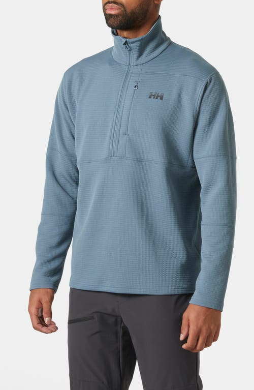 Helly Hansen Evolved Air Half Zip Midalyer Pullover In Washed Navy
