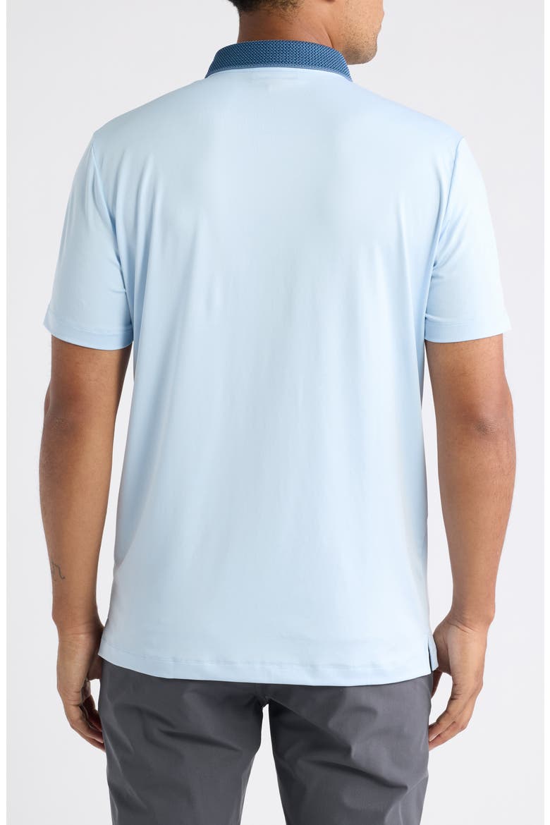 Darby Contrast Collar Performance Golf Polo, Alternate, color, ARCTIC