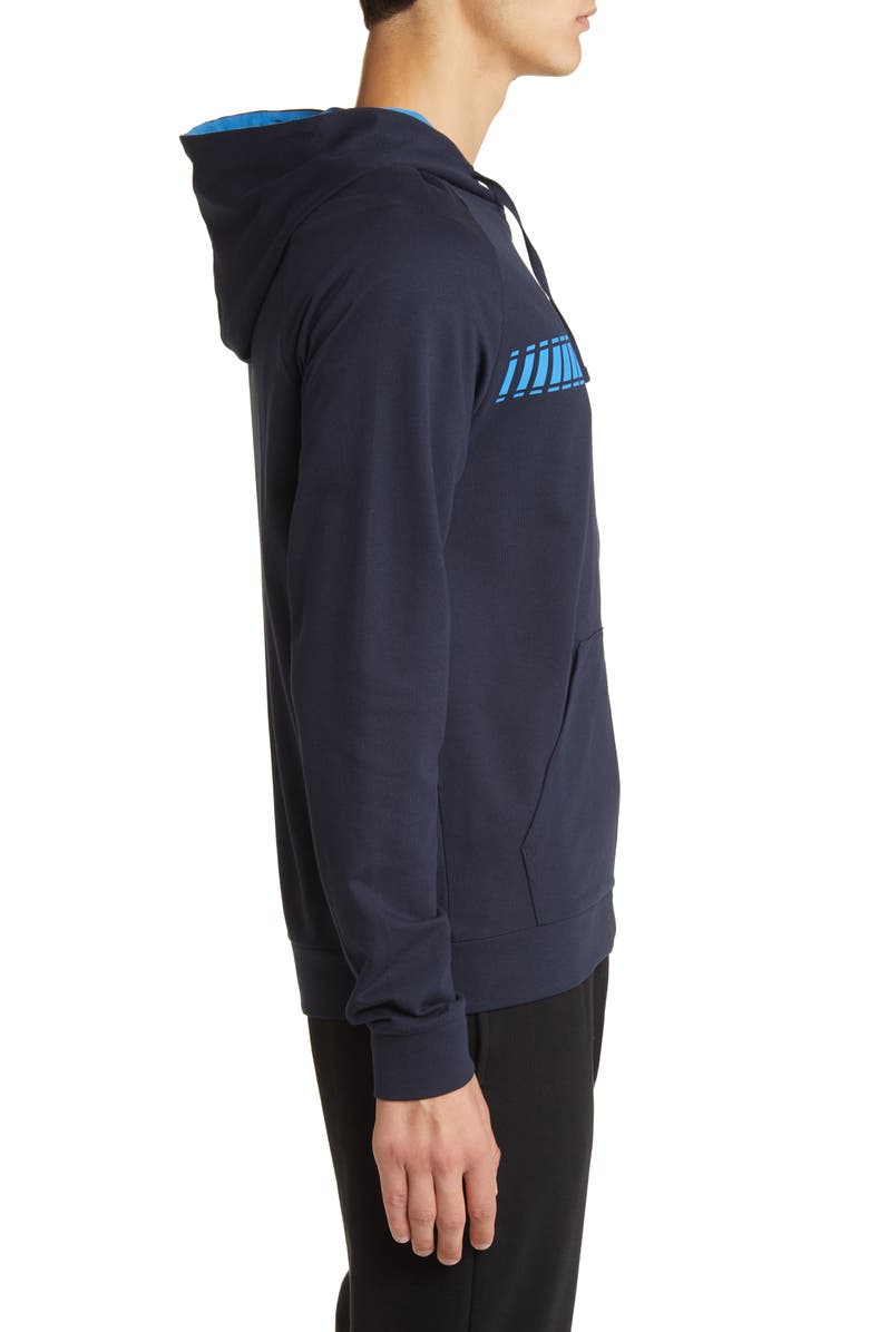 BOSS Authentic Cotton Hooded Jacket, Alternate, color, 