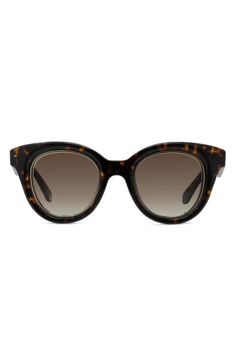 Anagram 51mm Gradient Butterfly Sunglasses