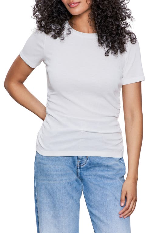 Sanctuary Dressy Side Ruched Top In White