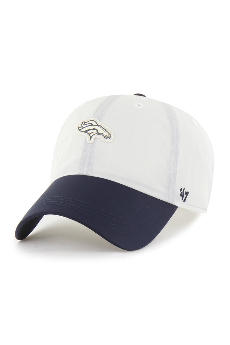 Men's '47 Cream Denver Broncos Modernia Clean Up Adjustable Hat, Main, color, Cream