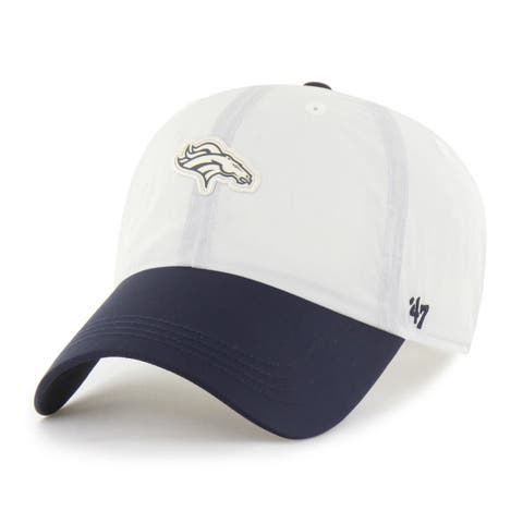 Men's '47 Cream Denver Broncos Modernia Clean Up Adjustable Hat