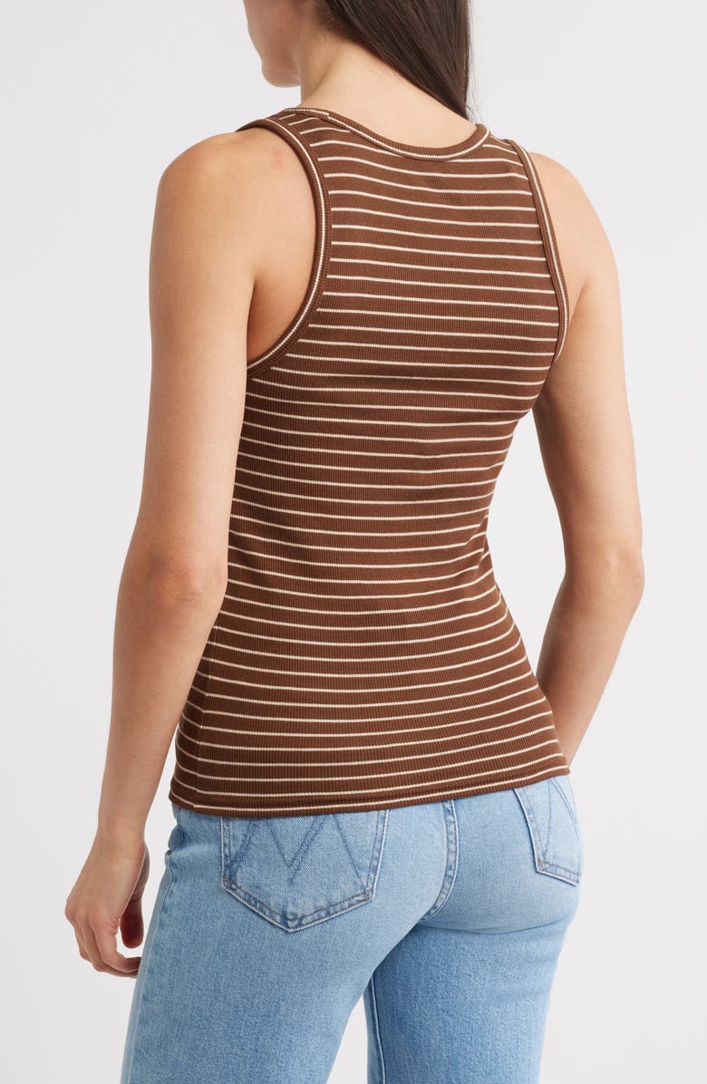 Faherty Featherweight Freestyle Stripe Rib Tank Top, Alternate, color,