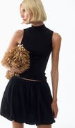 H&M Viscose Mock Turtleneck Top