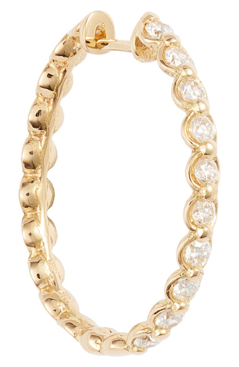 Bony Levy Monaco Diamond Hoop Earrings, Alternate, color, 