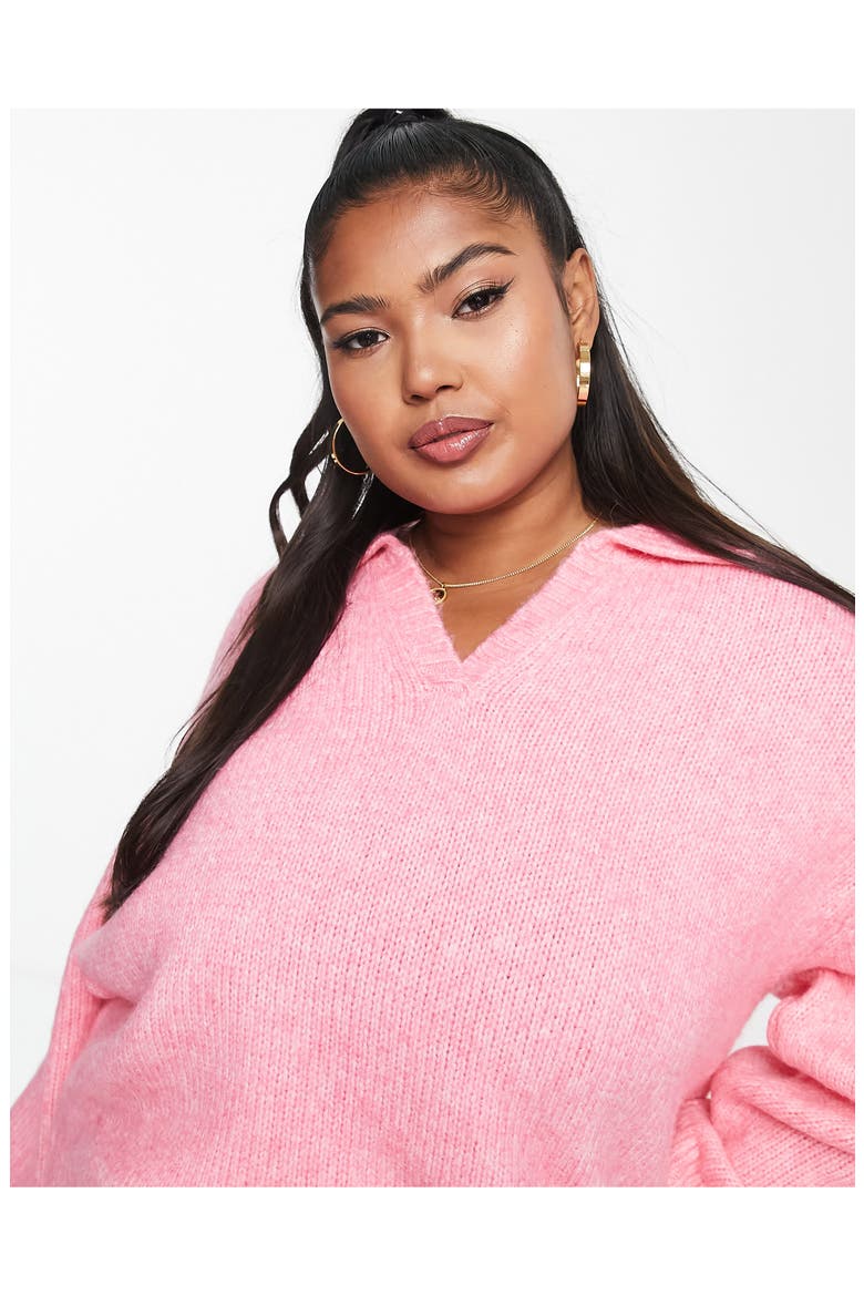 Curve Sweater, Alternate, color, PINK