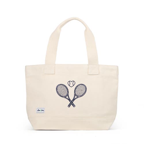 Ame & Lulu Mini Country Club Tote In White