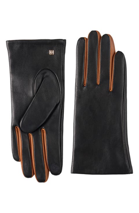Cashmere Lined Leather Gloves