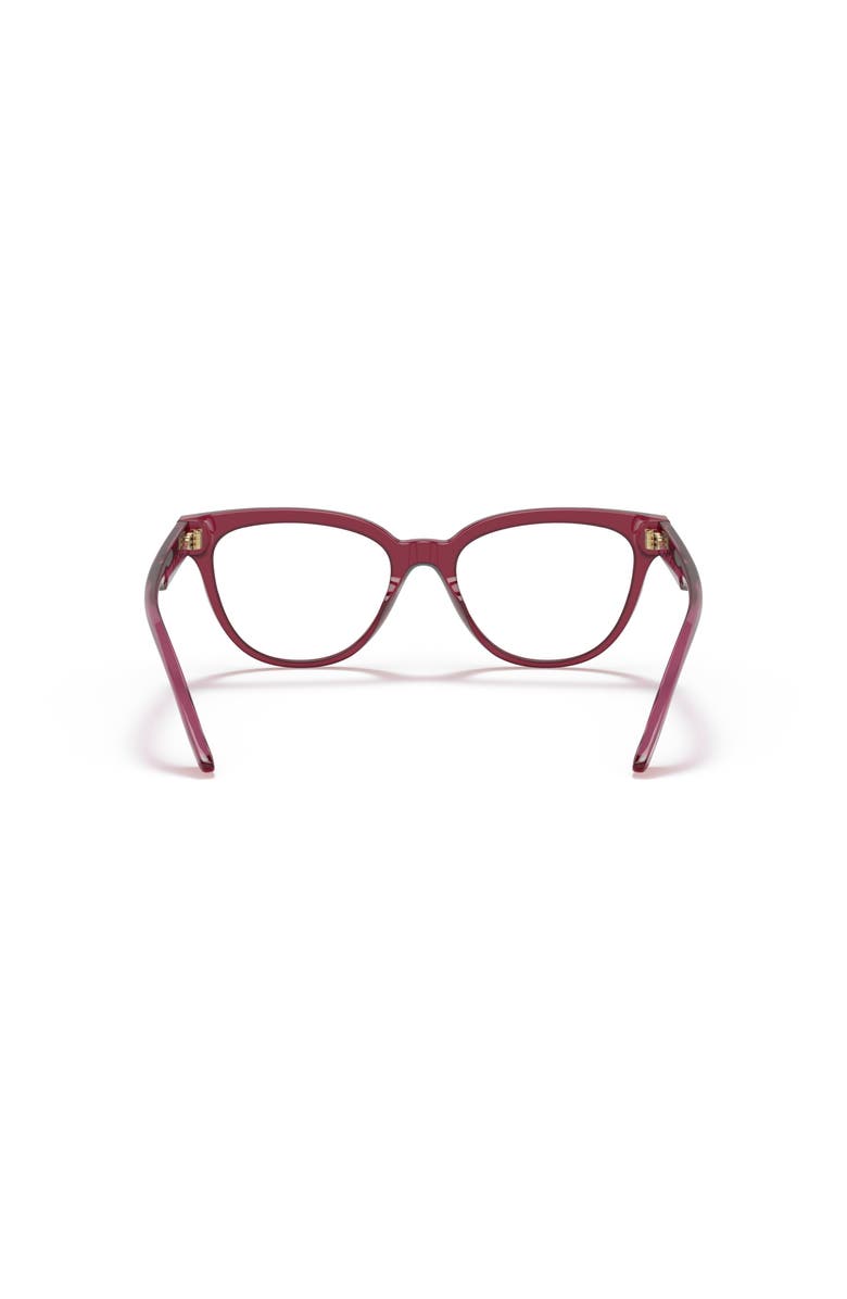 Versace 54mm Cat Eye optical glasses, Alternate, color, Red