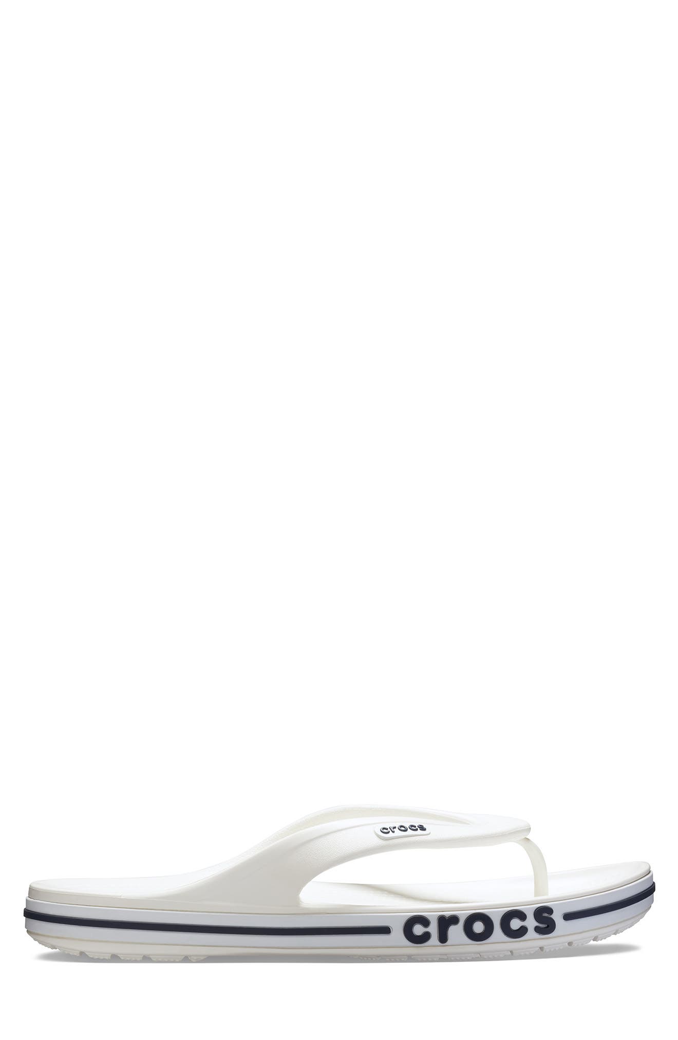 Bayaband Flip Flop Sandal, Alternate, color, WHITE/ NAVY