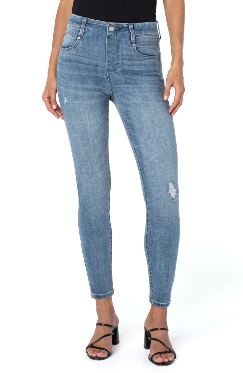 Liverpool Los Angeles Gia Glider Ankle Pull-On Skinny Jeans, Main, color, Atmore