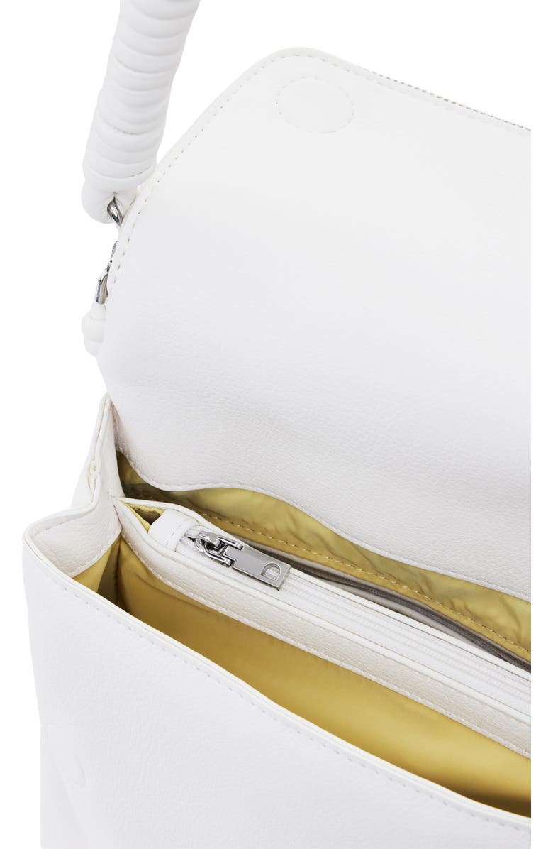 Desigual Mini Faux Leather Backpack, Alternate, color, White