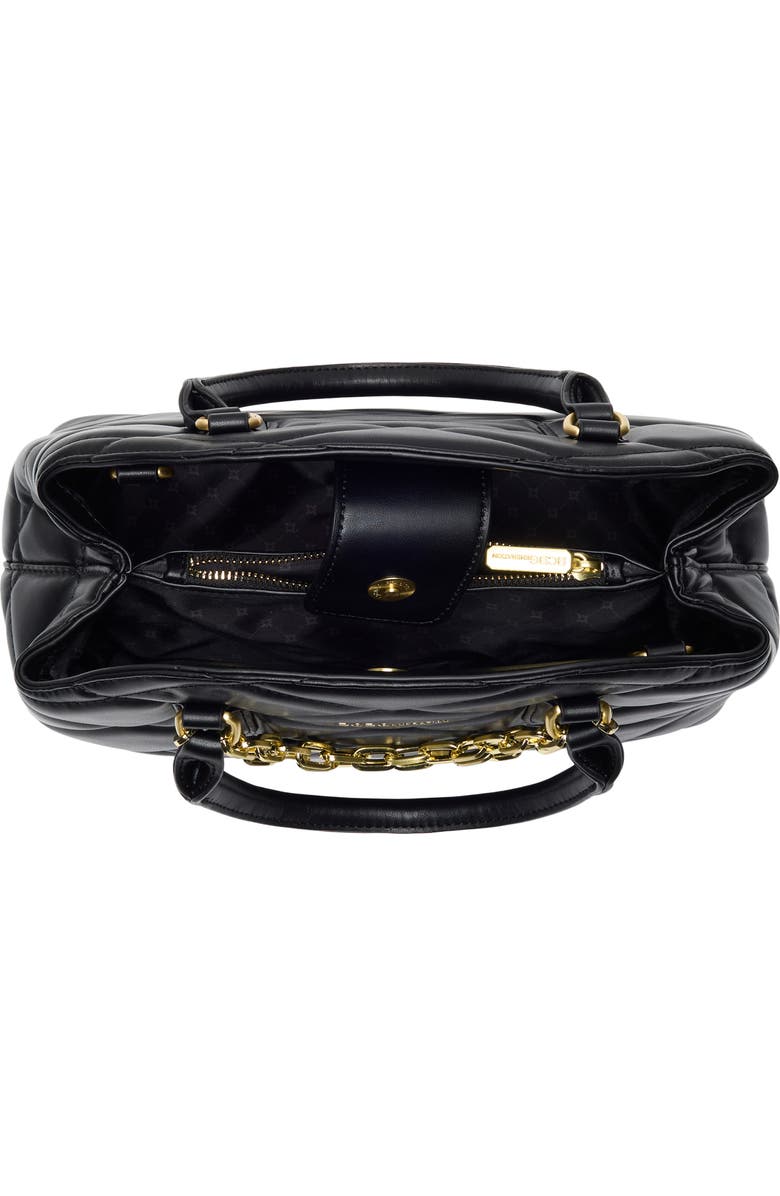 BCBG Quilted Double Compartment Satchel, Alternate, color,