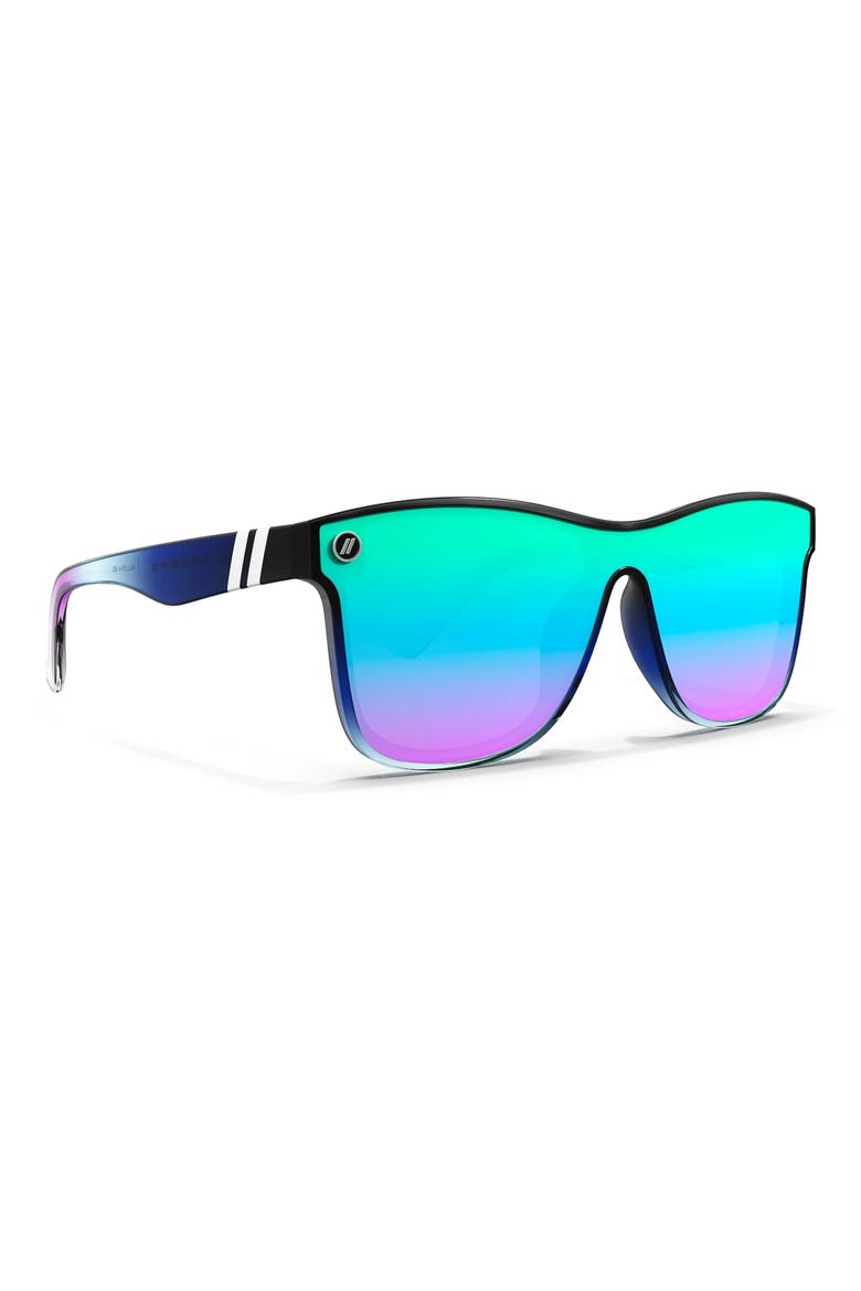 Millenia X2 99mm Polarized Square Sunglasses, Alternate, color, BLACK FOREST