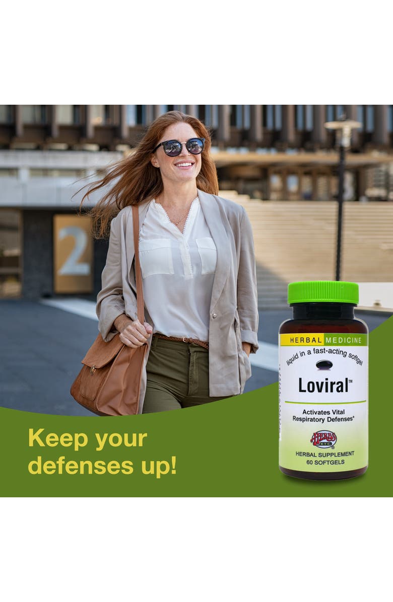 Trace Minerals Loviral - Lung Health Supplement for Respiratory Defense & Support - Herbal Supplement with Lomatium, Pelargonium & OSHA - Gluten-Free - 60 Softgels, Alternate, color, NO COLOR