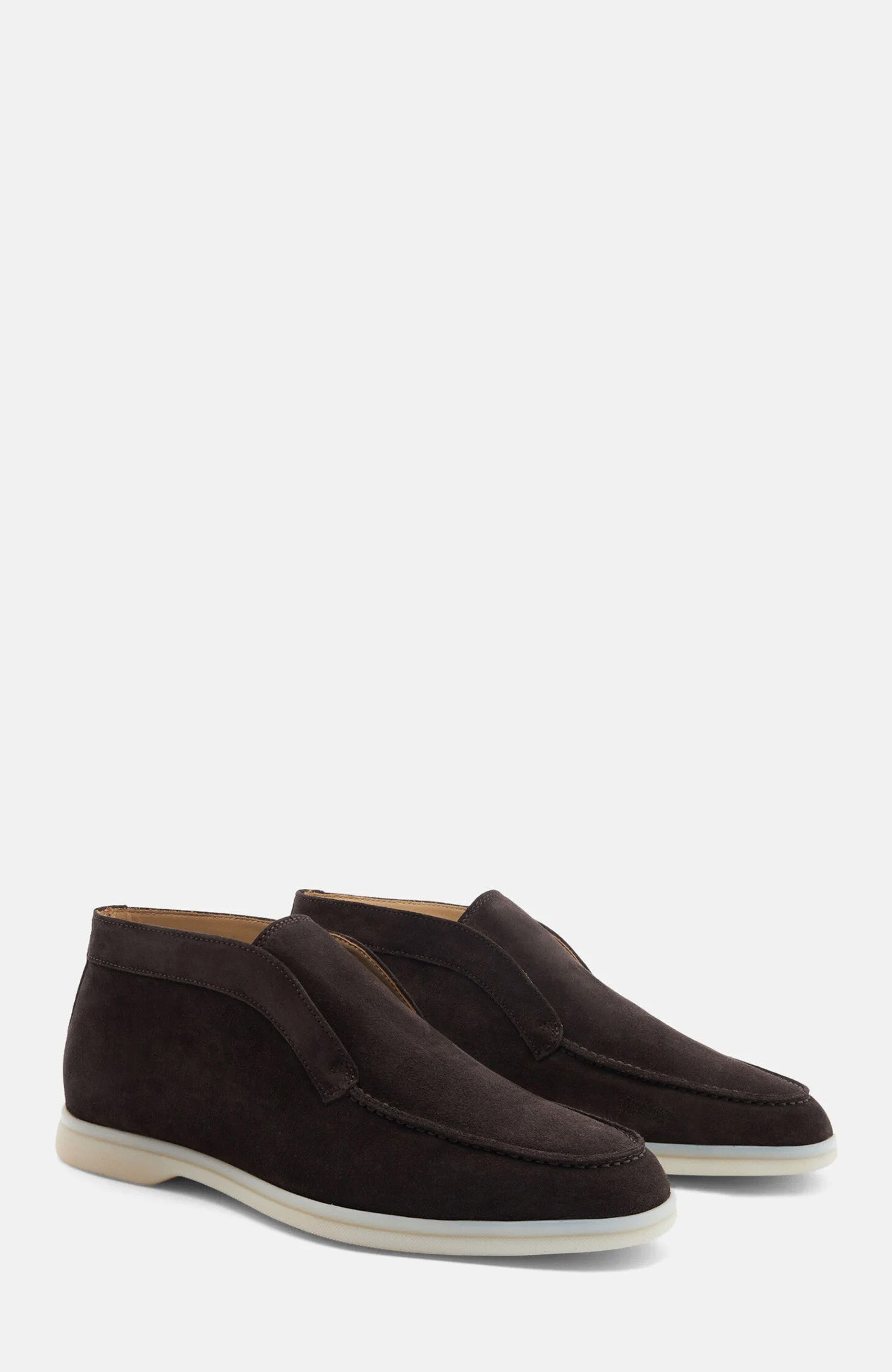 Leonardo Boots, Main, color, Brown - Suede
