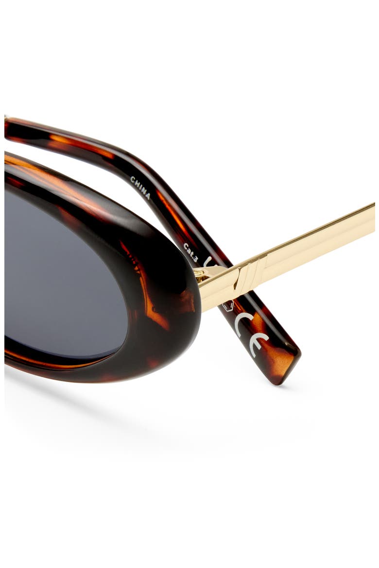 Magnifique 51mm Oval Sunglasses, Alternate, color, DARK TORT