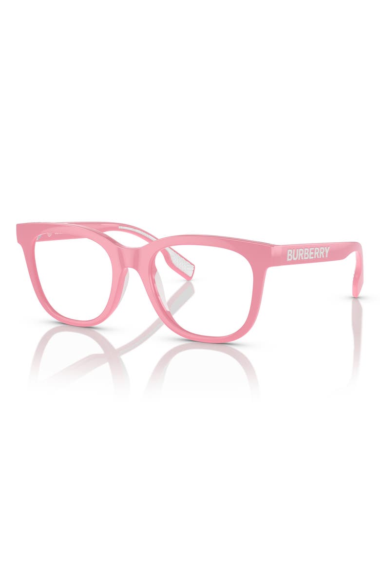 Burberry 47mm Square Optical Glasses, Alternate, color, Pink / Demo Lens