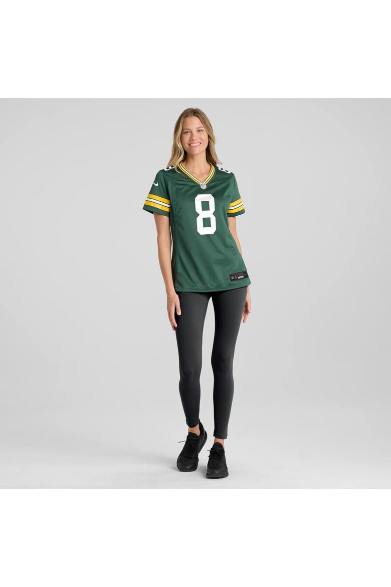 Women's Nike Josh Jacobs  Green Green Bay Packers Team Game Jersey, Alternate, color, Green