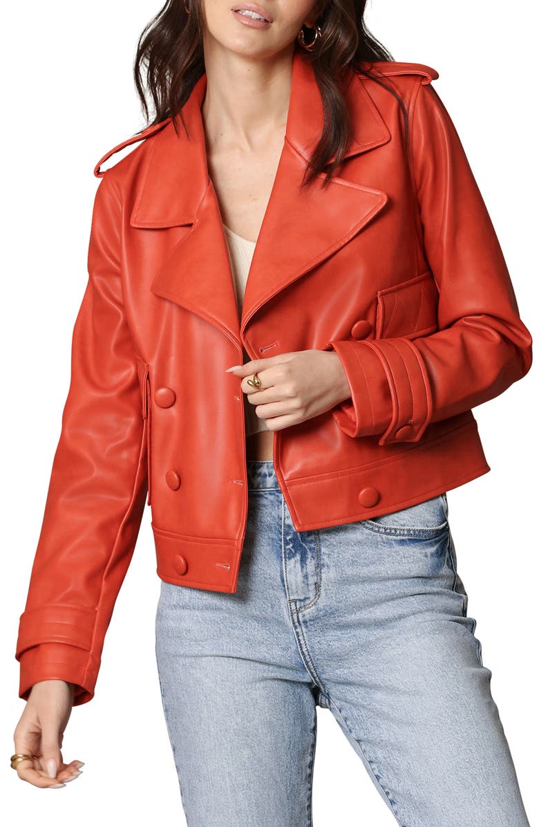 Avec Les Filles Structured Double Breasted Jacket, Main, color, 