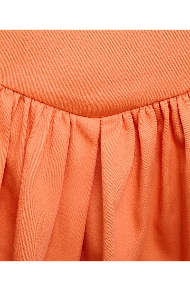 MANGO Strapless Bubble Hem Minidress, Alternate, color, Orange