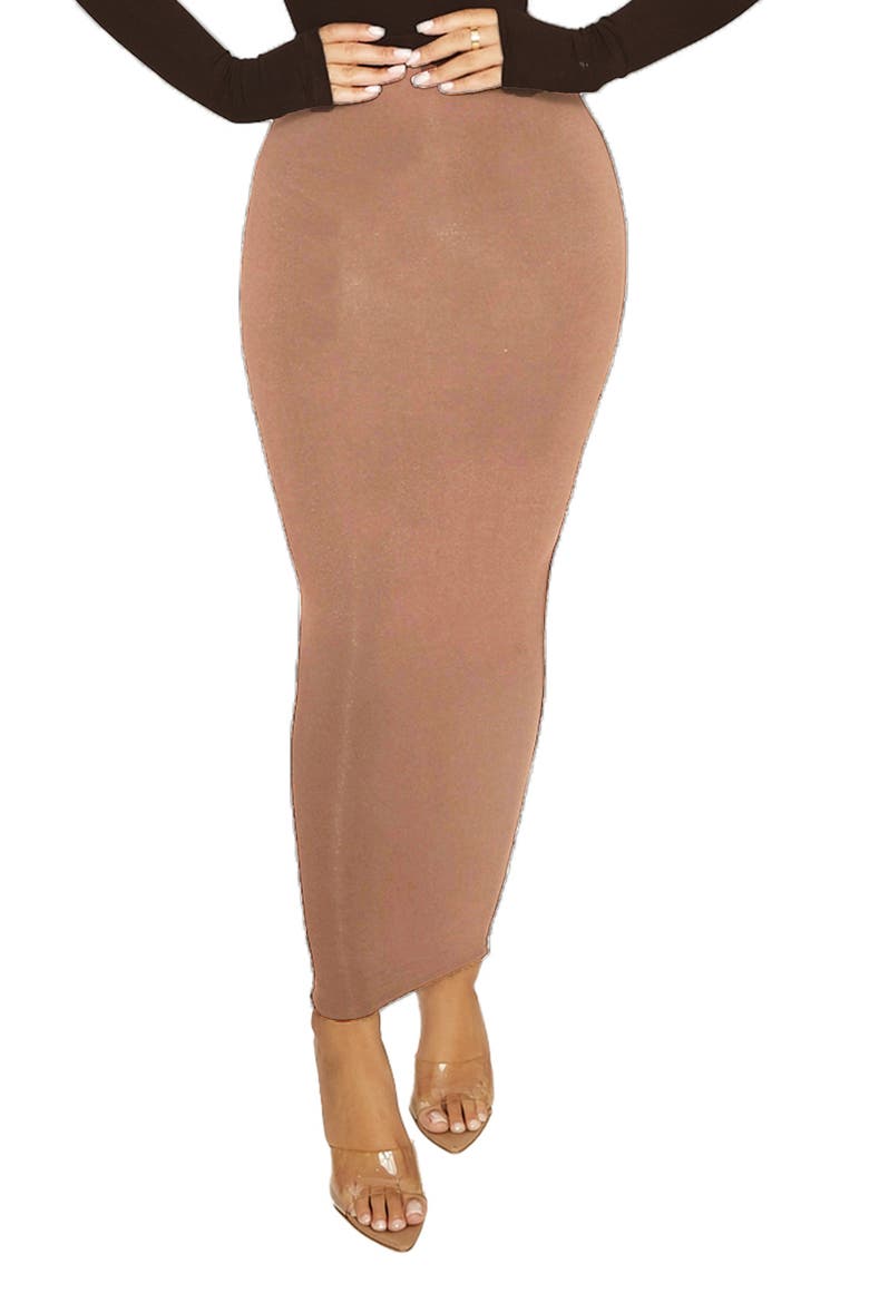 Hourglass Midi Skirt, Main, color, COCO