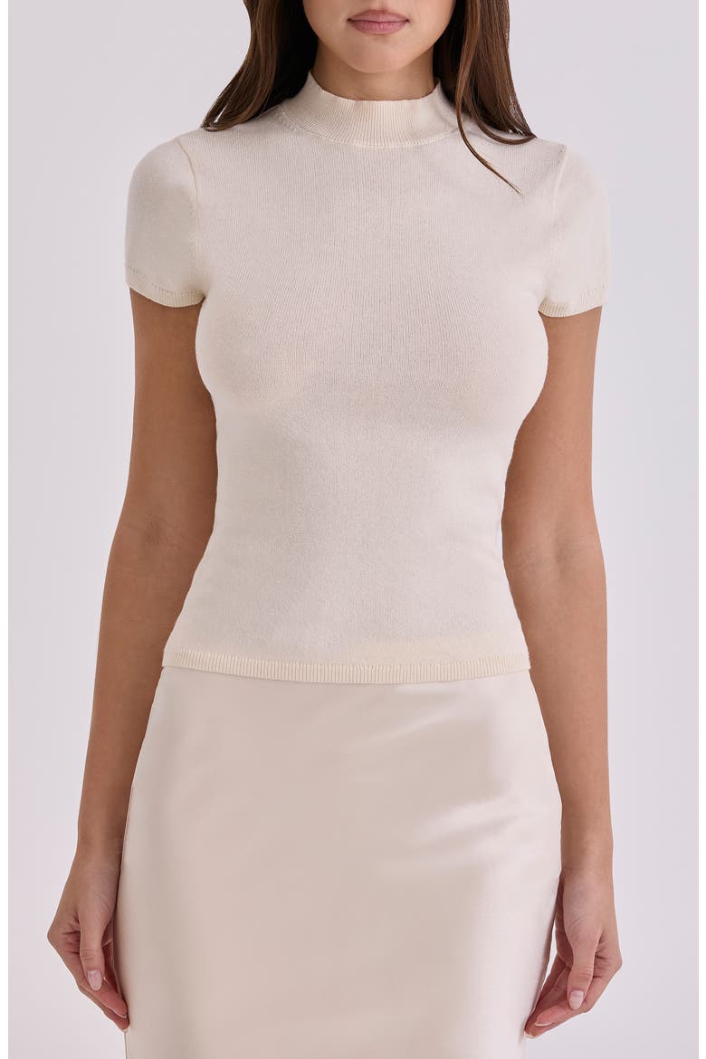 Tamra Short Sleeve Sweater, Main, color, IVORY