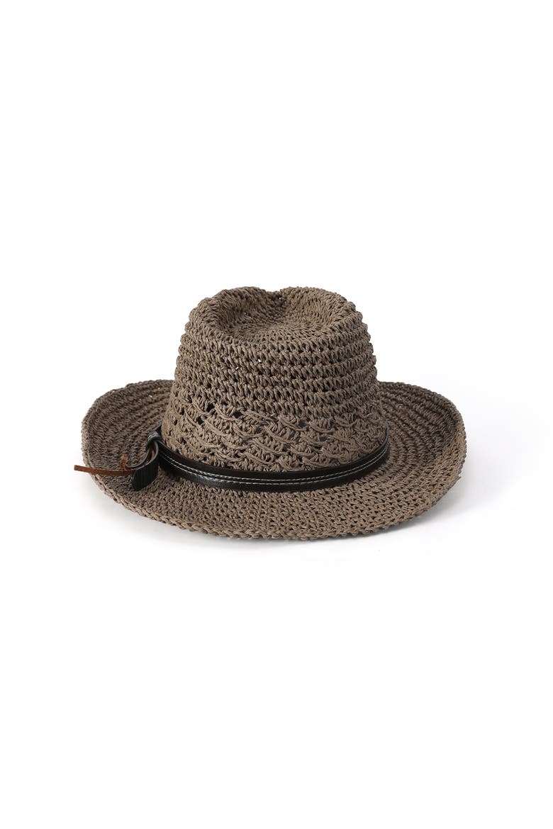 Lakota Women's Western Straw Hat, Alternate, color, Ash