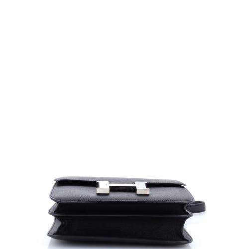 Pre-owned Hermes  Hermes Constance Bag Epsom 23 In Black