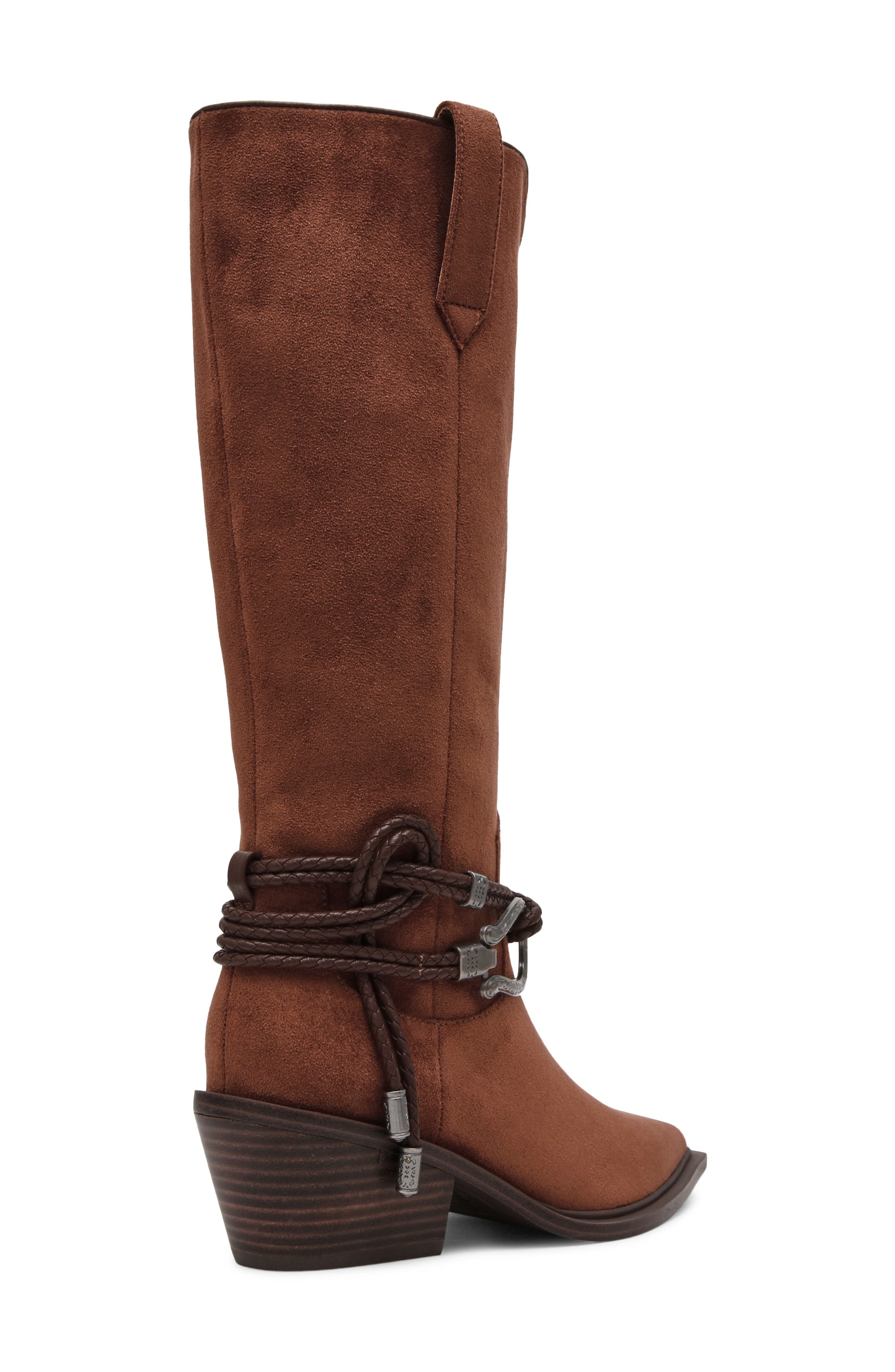 Gennie Knee High Boot, Alternate, color, CHESTNUT