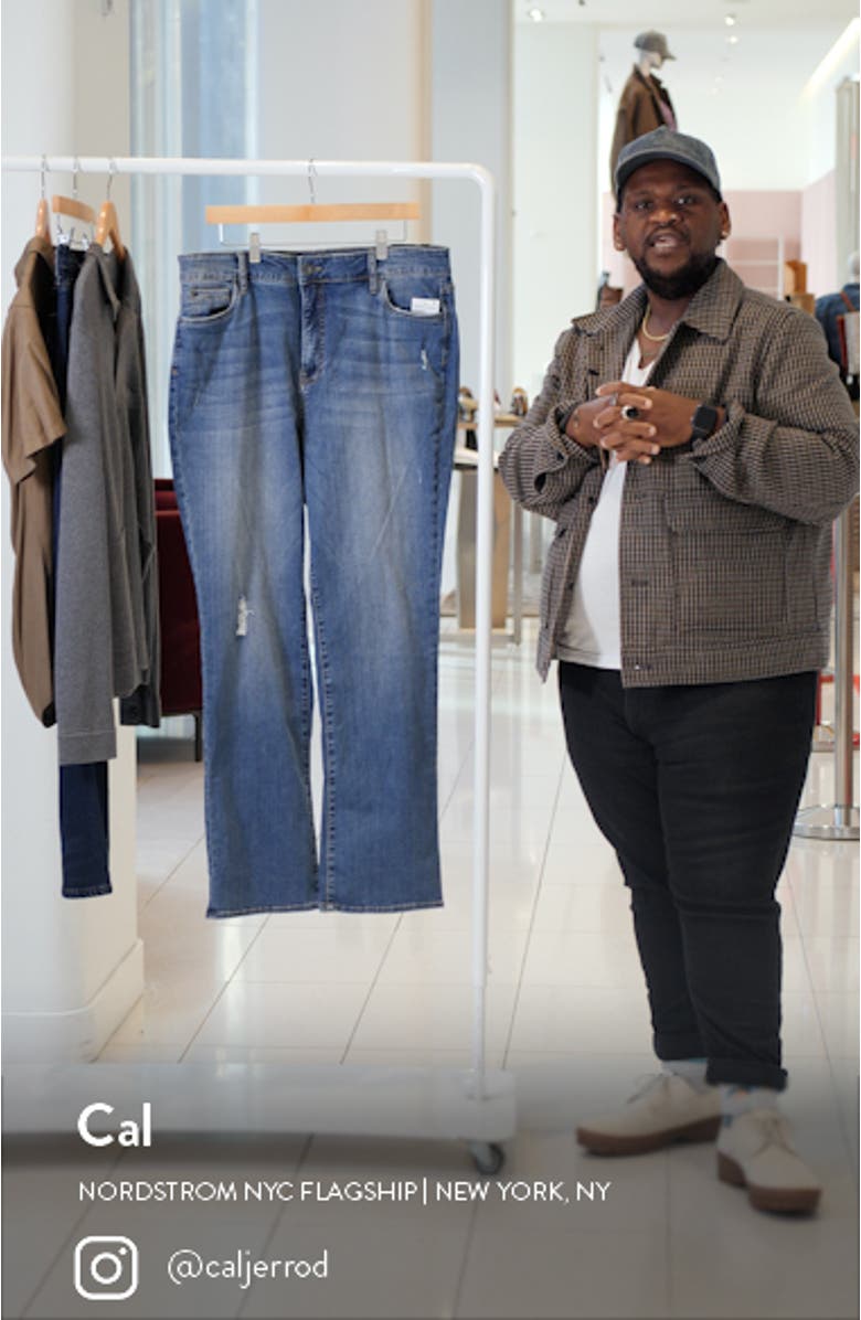 Natalie Fab Ab High Waist Bootcut Jeans, sales video thumbnail