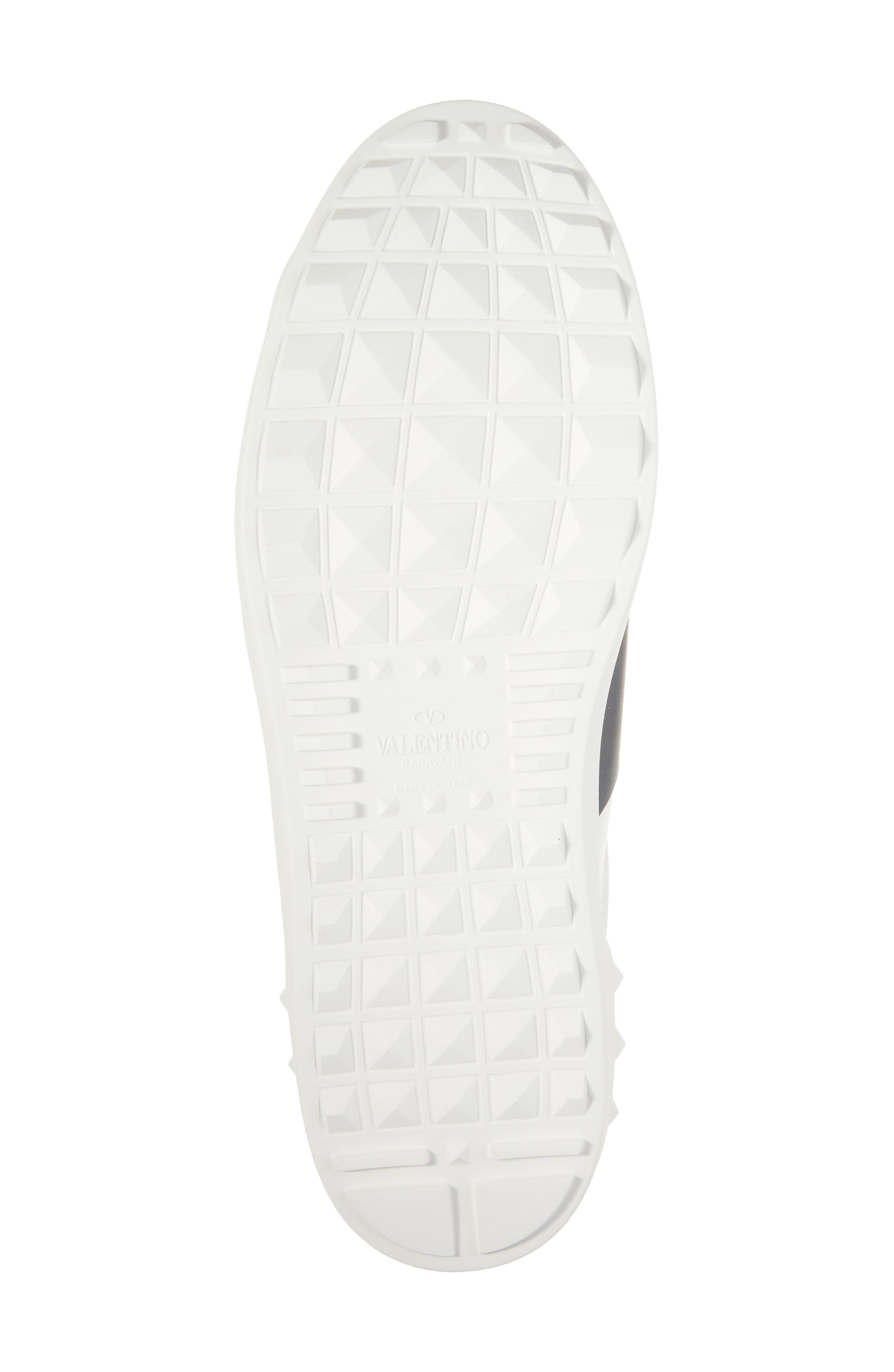 Valentino Garavani Open Sneaker, Alternate, color, White/ Blue