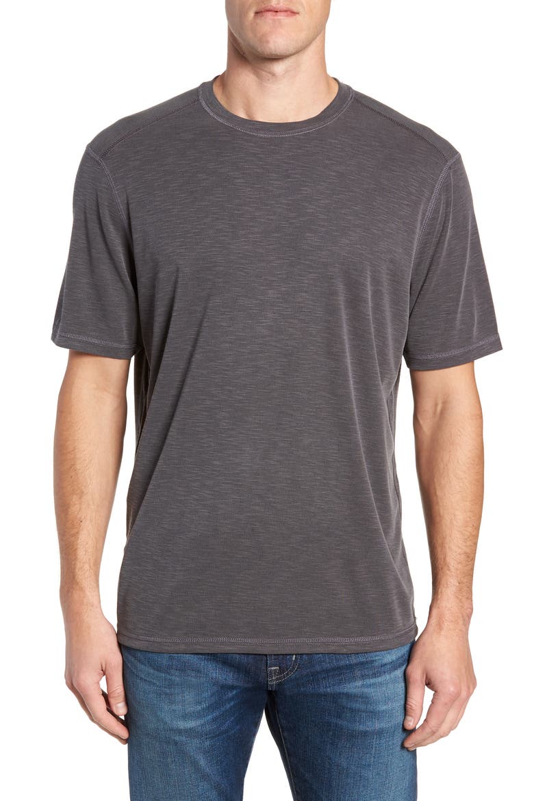 Flip Tide Reversible T-Shirt, Main, color, BLACK
