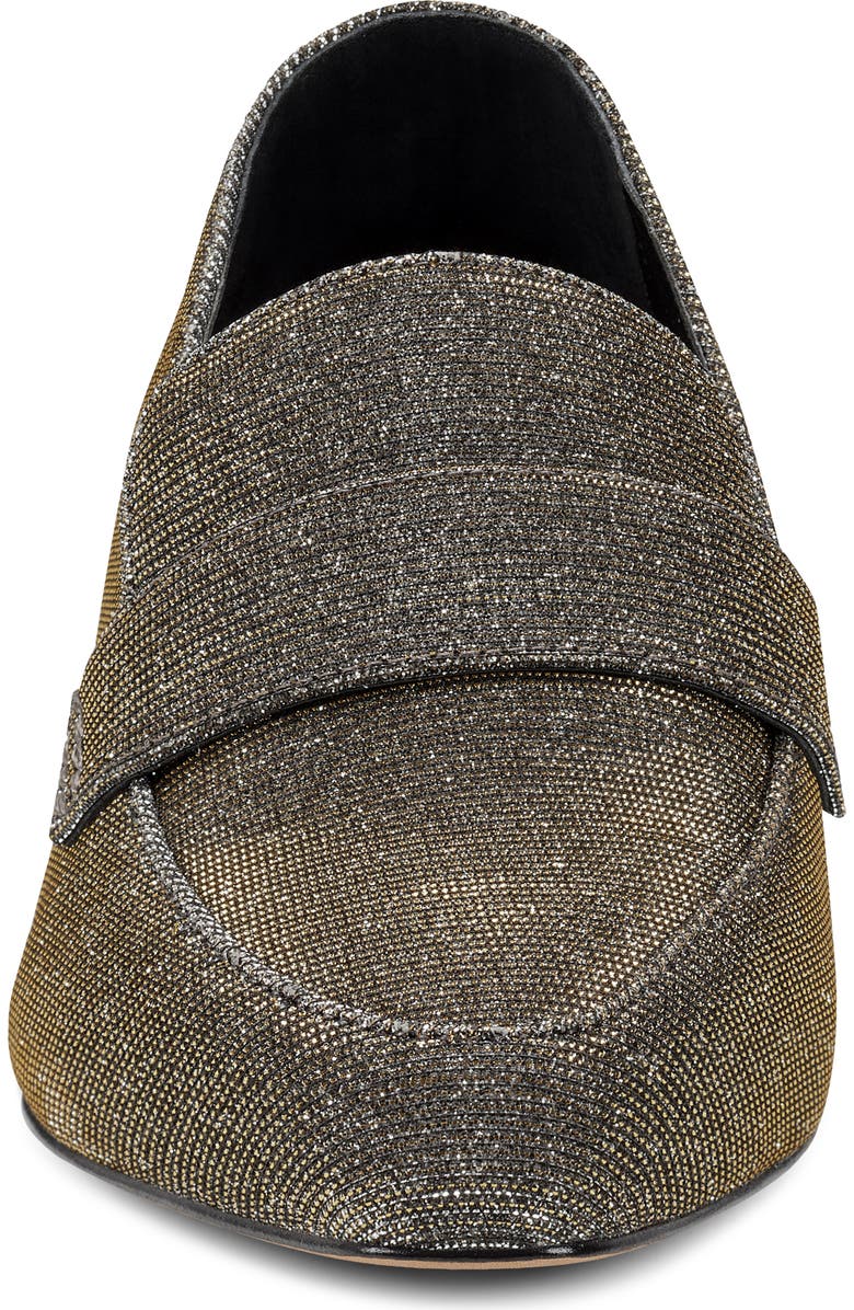 Vince Camuto Adealia Loafer Pump, Alternate, color, Pewter Glitter Fabric