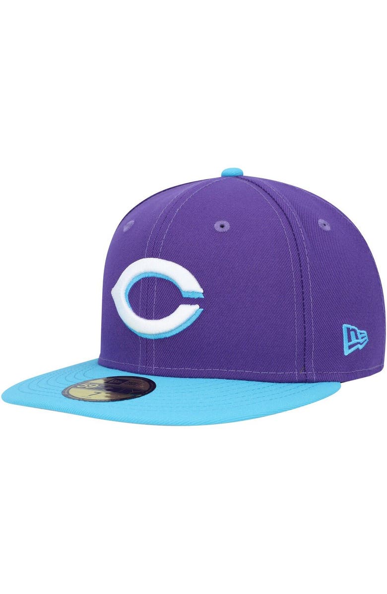New Era Men's New Era Purple Cincinnati Reds Vice 59FIFTY Fitted Hat, Alternate, color, Purple
