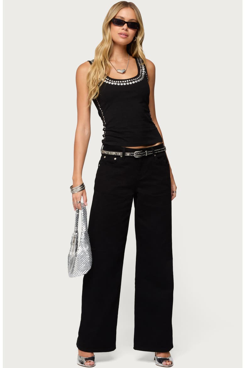 Roman Low Rise Slouchy Jeans, Alternate, color, BLACK