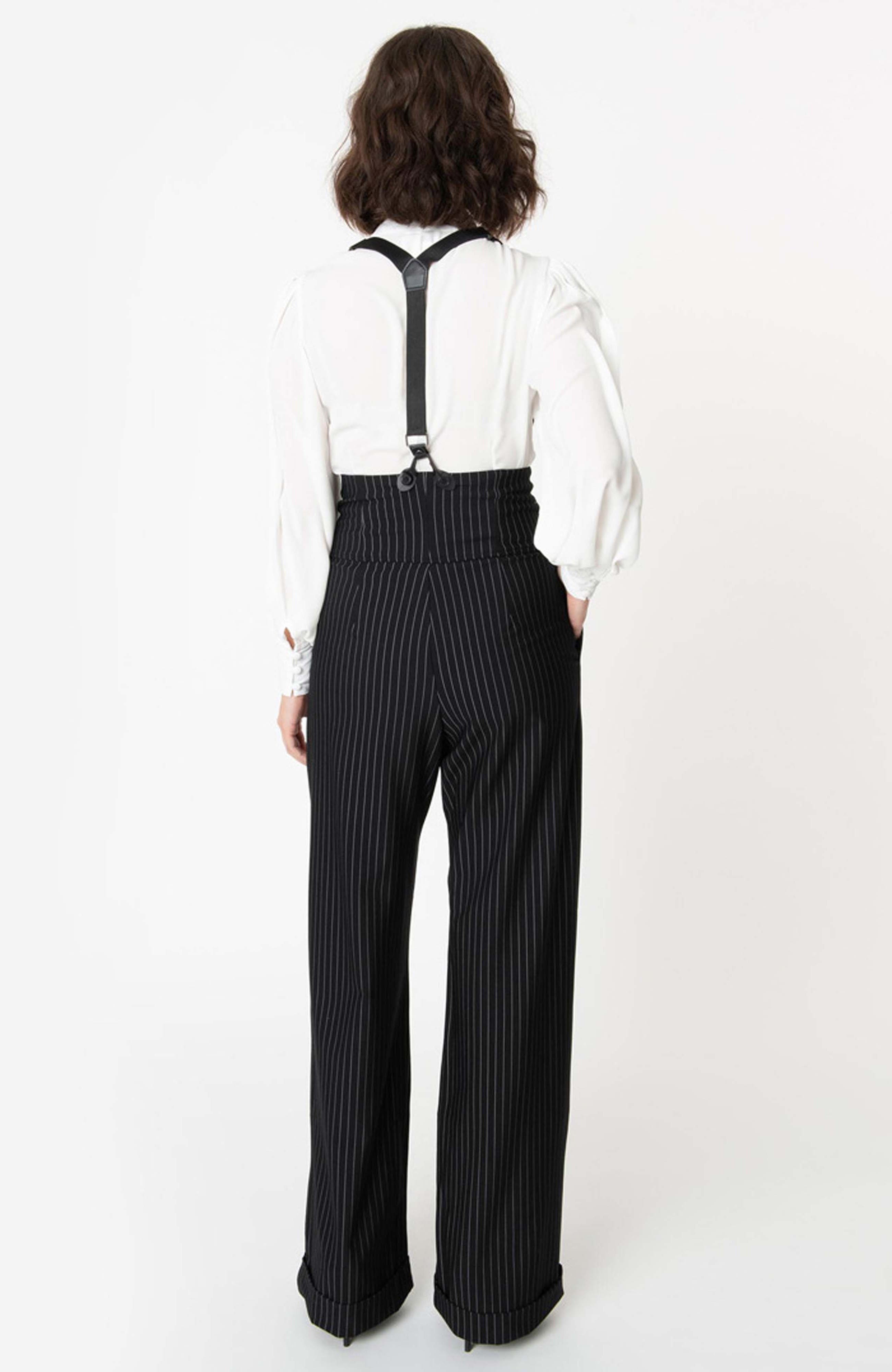 Thelma High Waist Suspender Pants (Women) | Nordstrom