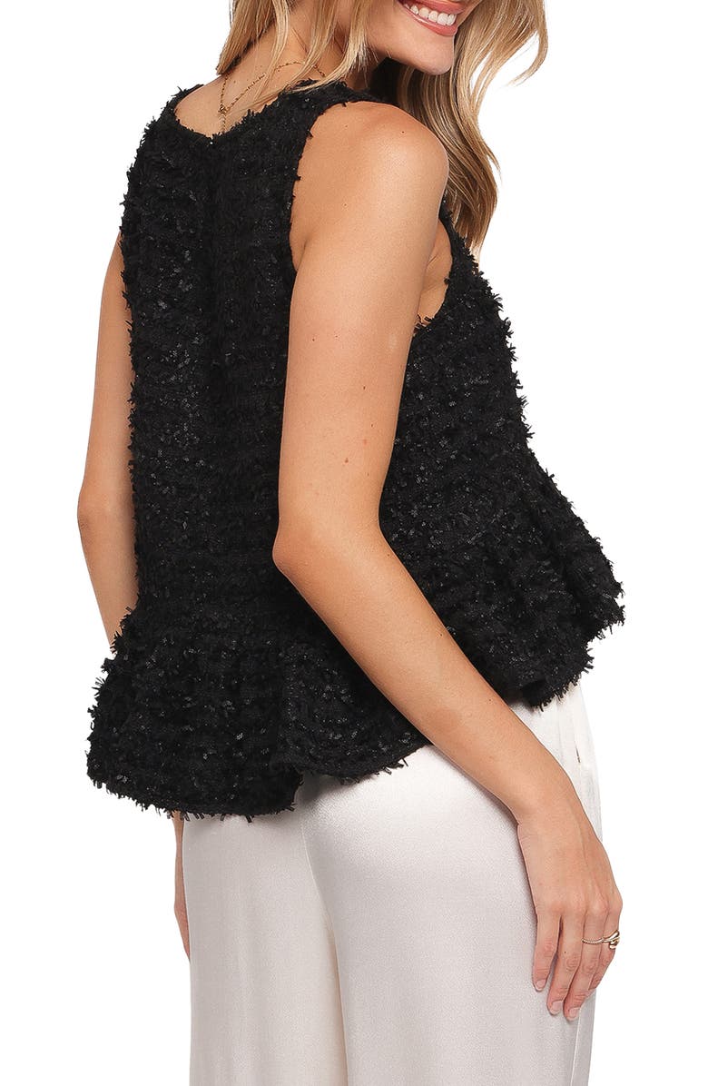 Petal & Pup Meira High Low Hem Peplum Tank Top, Alternate, color, 