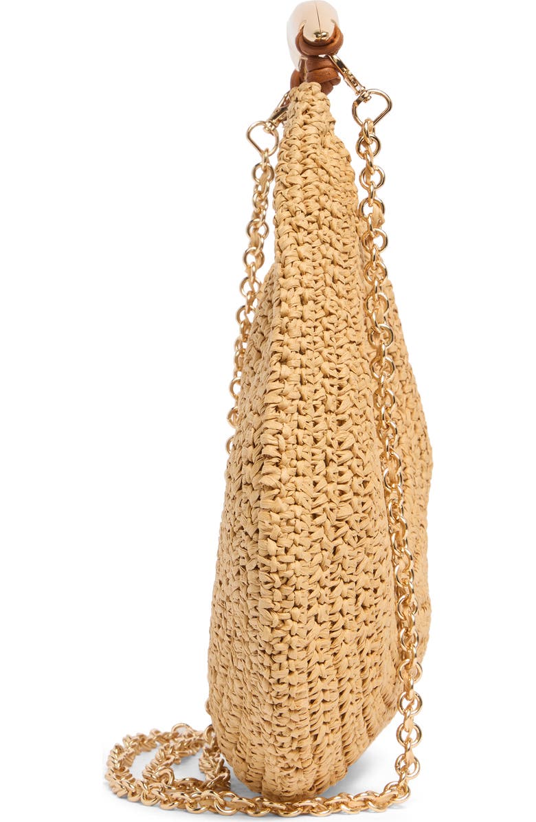 URBAN EXPRESSIONS HANDBAGS Straw Top Handle Satchel, Alternate, color,